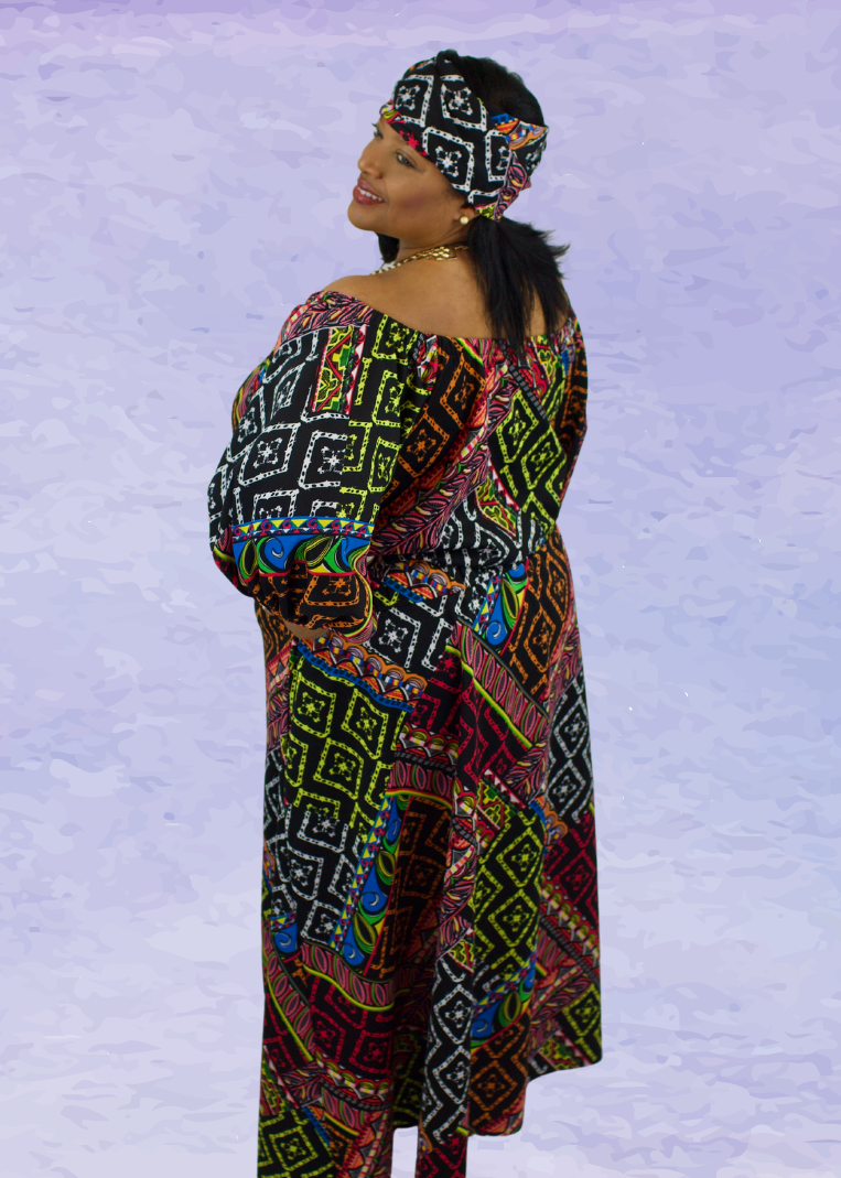 off shoulder african print dresses Off-Shoulder West African Print Dress – JeanMaria Boutique