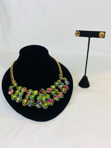 Peacock Gem Jewelry Set