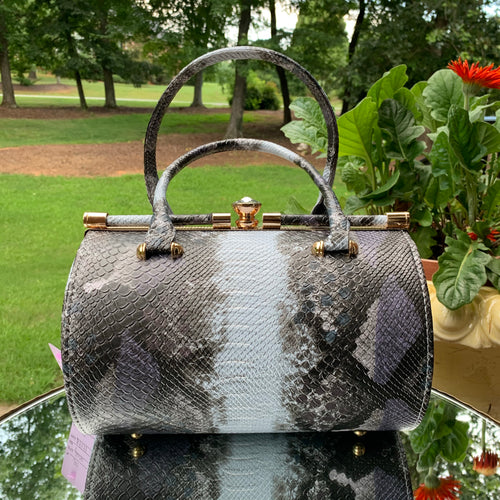 Snake Print Handbag